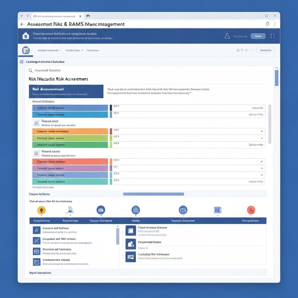 Risk Assessment and RAMS Management Interface
